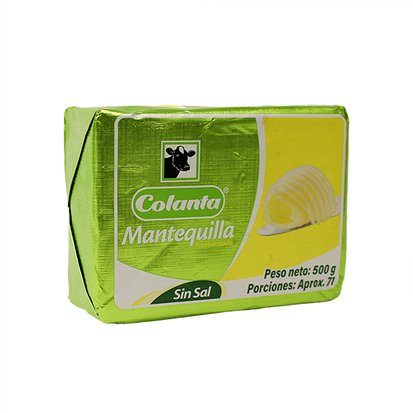 Mantequilla sin sal Colanta