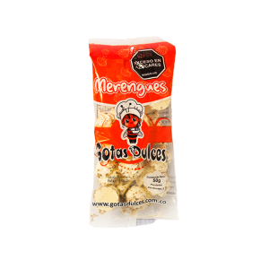 Merengues gotas dulces